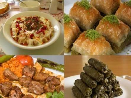 Türk yemekleri.
