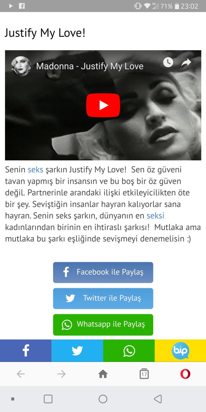 Senin Seks Marşın Hangi Şarkı Olmalı?