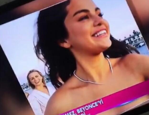 Bir tv kanalında Selena Gomez'in kolyesini sansürlediler, ne düşünüyorsunuz?