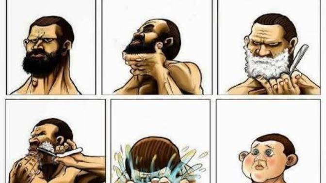Sakalını kesen erkek, tüyü yolunmuş tavuğa mı benzer 🤨?