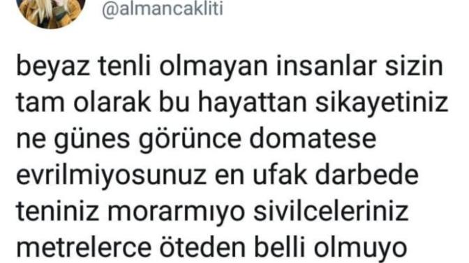 Beyaz tenliler mi daha avantajlı esmerler mi?
