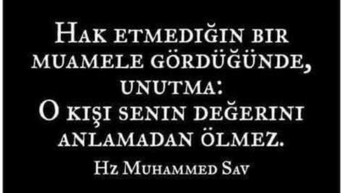 Herkes yaşatığını yaşamadan ölmezmiş?