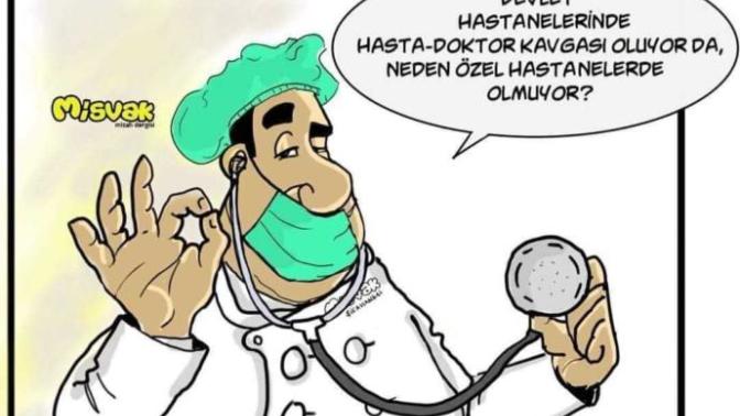 Özel hastanelerde neden kimse doktor dövmüyor?
