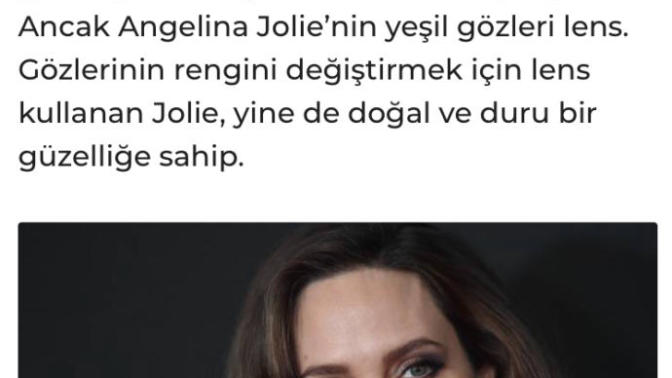 Angelina jolie’nin gözleri lens mi?