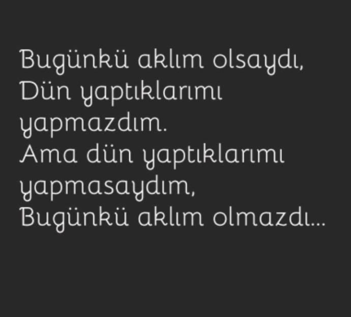 "Şunu" yaptığıma çok pişmanım dediğiniz?