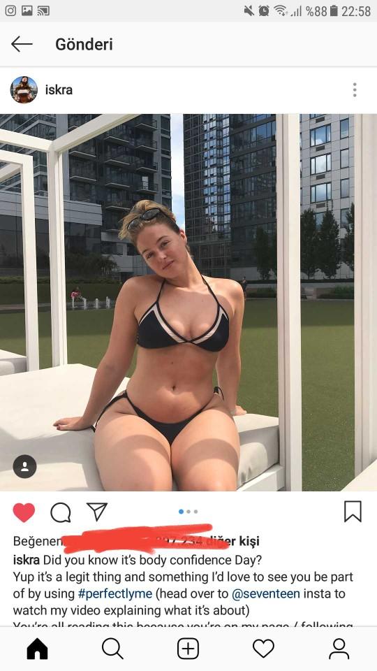 Ünlü büyük beden manken iskra sizce de çok seksi değil mi?