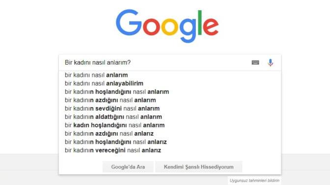 Google'da aradığınız en ilginç şey nedir?