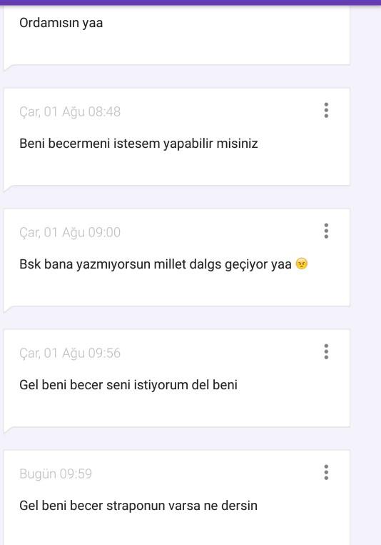 Neden sizi straponla becerme mi istiyorsunuz😂?