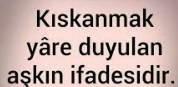Aşığım deli gibi seviyorum ama hiç kıskanmıyorum diyen var mı ?