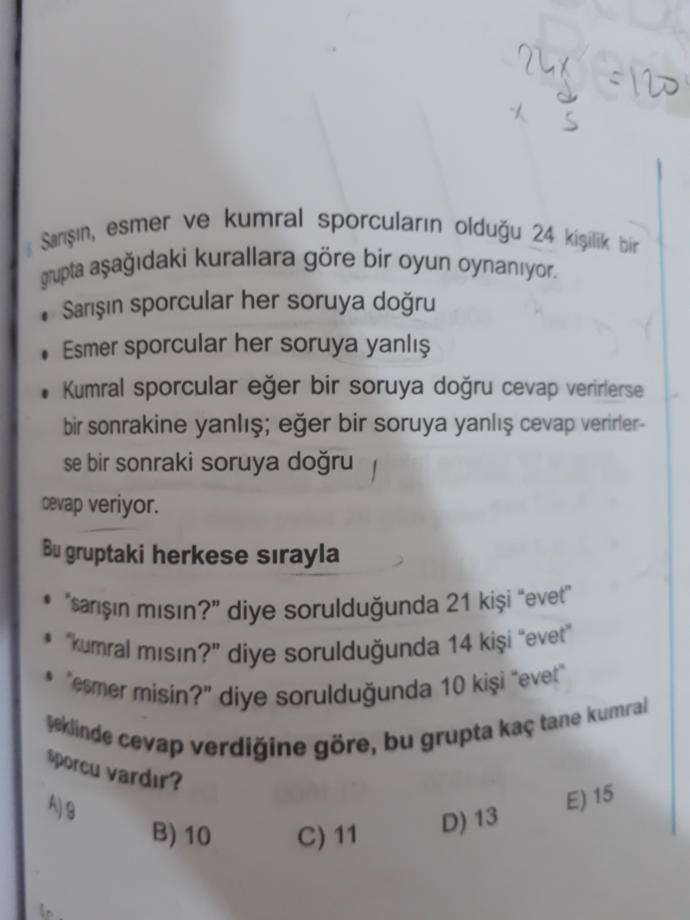 Şu soruyu cozebilcek ust duzey zekalı birileri var mi?