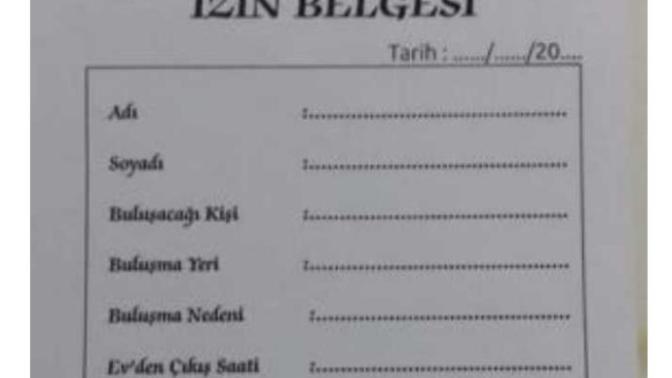 Hanımdan izin belgesi istenseydi nasıl olurdu?
