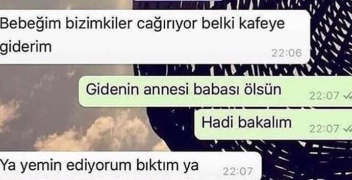 Sevgiliniz arkadaşları ile kafeye gidebilir mi?
