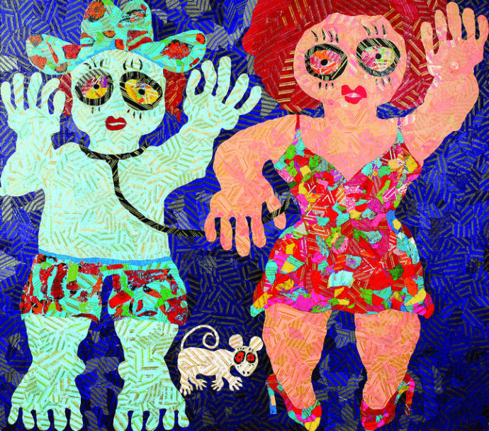 Ressam Ayşegül Sağbaş - Figüratif kompozisyon