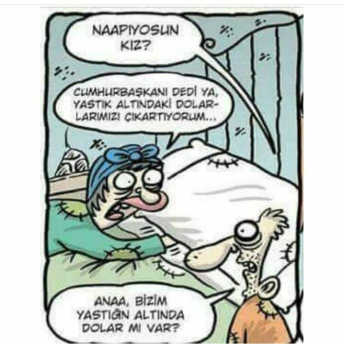 Yastık altında dolarınız var mı? 🙄