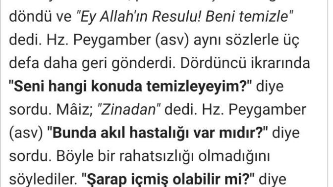 Sizce bu doğru mudur? Cidden peygamberimiz zina yapanı taşlamış mıdır?