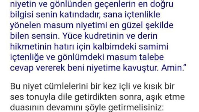 Aşık etme duası işe yarar mı?