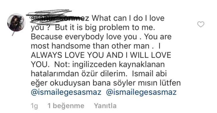 Karşılıksız sevgi beslediğiniz bir ünlü, sanatçı, oyuncu var mı?