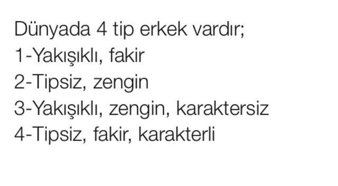 Zengin, yakışıklı ve karakterli erkeği kızlar bulamaz mı?