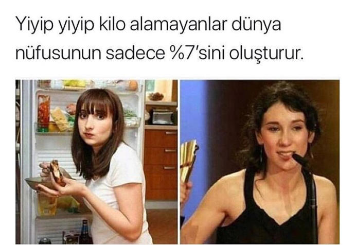 Yiyip yiyip kilo almayan var mı😂?